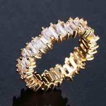 Load image into Gallery viewer, luxury 925 sterling silver wedding band eternity ring for women big gift for ladies love wholesale lots bulk jewelry R4577