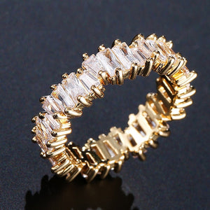 luxury 925 sterling silver wedding band eternity ring for women big gift for ladies love wholesale lots bulk jewelry R4577