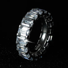 Load image into Gallery viewer, luxury 925 sterling silver wedding band eternity ring for women big gift for ladies love wholesale lots bulk jewelry R4577