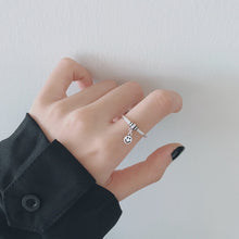 Load image into Gallery viewer, Vintage Smiling Face Finger Rings for Women Girl Punk Hip Hop Opening Adjustable Ring Weaving Rings Statement Jewelry Gift