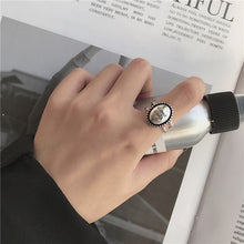 Load image into Gallery viewer, Vintage Smiling Face Finger Rings for Women Girl Punk Hip Hop Opening Adjustable Ring Weaving Rings Statement Jewelry Gift