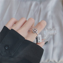 Load image into Gallery viewer, Vintage Smiling Face Finger Rings for Women Girl Punk Hip Hop Opening Adjustable Ring Weaving Rings Statement Jewelry Gift