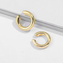Load image into Gallery viewer, Punk Rock Gold Color Clip Earrings No Piercing Trendy Link Chain Earcuffs Statement Cartilage Earrings for Women Party Jewelry