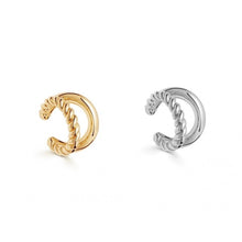 Load image into Gallery viewer, Punk Rock Gold Color Clip Earrings No Piercing Trendy Link Chain Earcuffs Statement Cartilage Earrings for Women Party Jewelry