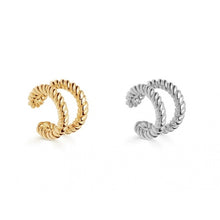 Load image into Gallery viewer, Punk Rock Gold Color Clip Earrings No Piercing Trendy Link Chain Earcuffs Statement Cartilage Earrings for Women Party Jewelry