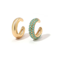 Load image into Gallery viewer, Punk Rock Gold Color Clip Earrings No Piercing Trendy Link Chain Earcuffs Statement Cartilage Earrings for Women Party Jewelry