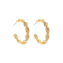 Load image into Gallery viewer, Punk Rock Gold Color Clip Earrings No Piercing Trendy Link Chain Earcuffs Statement Cartilage Earrings for Women Party Jewelry