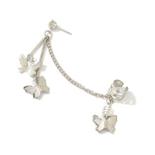 Load image into Gallery viewer, 2020 Fashion Butterfly Clip Earrings Ear hook Stainless Steel Ear Clips Double pierced Earring Earrings Women Girls Jewelry