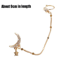 Load image into Gallery viewer, 2020 Fashion Butterfly Clip Earrings Ear hook Stainless Steel Ear Clips Double pierced Earring Earrings Women Girls Jewelry