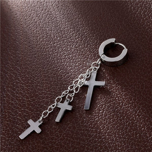 2020 Fashion Butterfly Clip Earrings Ear hook Stainless Steel Ear Clips Double pierced Earring Earrings Women Girls Jewelry