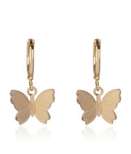 Load image into Gallery viewer, 2020 Fashion Butterfly Clip Earrings Ear hook Stainless Steel Ear Clips Double pierced Earring Earrings Women Girls Jewelry