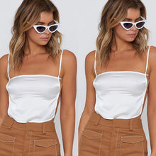 Load image into Gallery viewer, Fashion Women Ladies Tank Top Sexy Strap Backless Crop Top Stain Vest Tank Top Summer Women Clothing