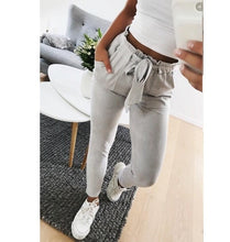 Load image into Gallery viewer, New 2018 fashion winter women suede pants style ladies Leather bottoms female trouser Casual pencil pants high waist trousers