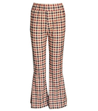 Load image into Gallery viewer, Vintage Plaid Women Girls High Waist Bell Bottom Long Flare Pants Stretch Boho Hippie Bell-Bottom Pants
