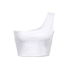 Load image into Gallery viewer, Women Sexy Cool Single One Shoulder Tank Tops Vest Bare Midriff Sleeveless T-Shirt Summer Beach Crop Top